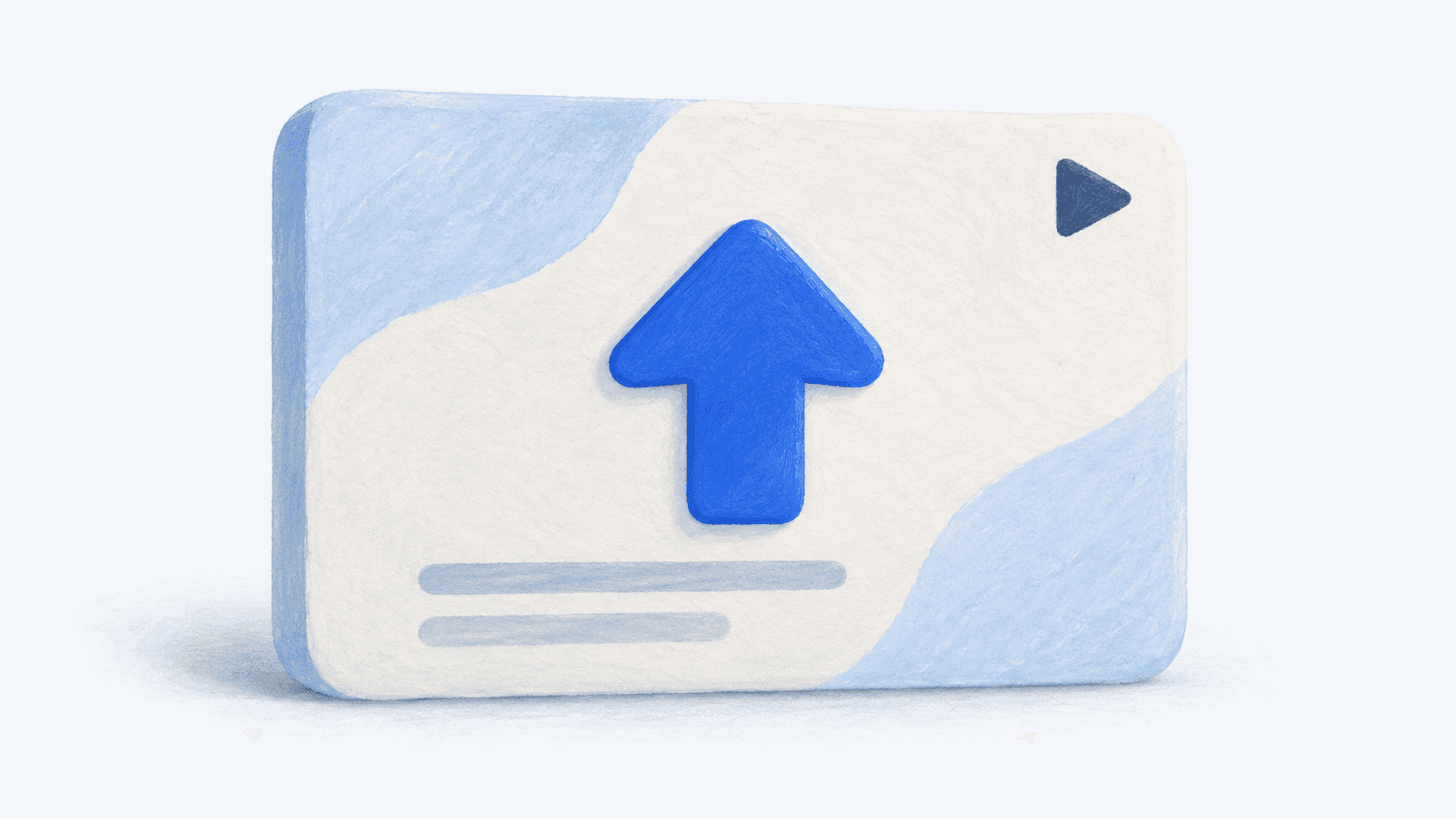 Illustration of uploading a video with subtitles